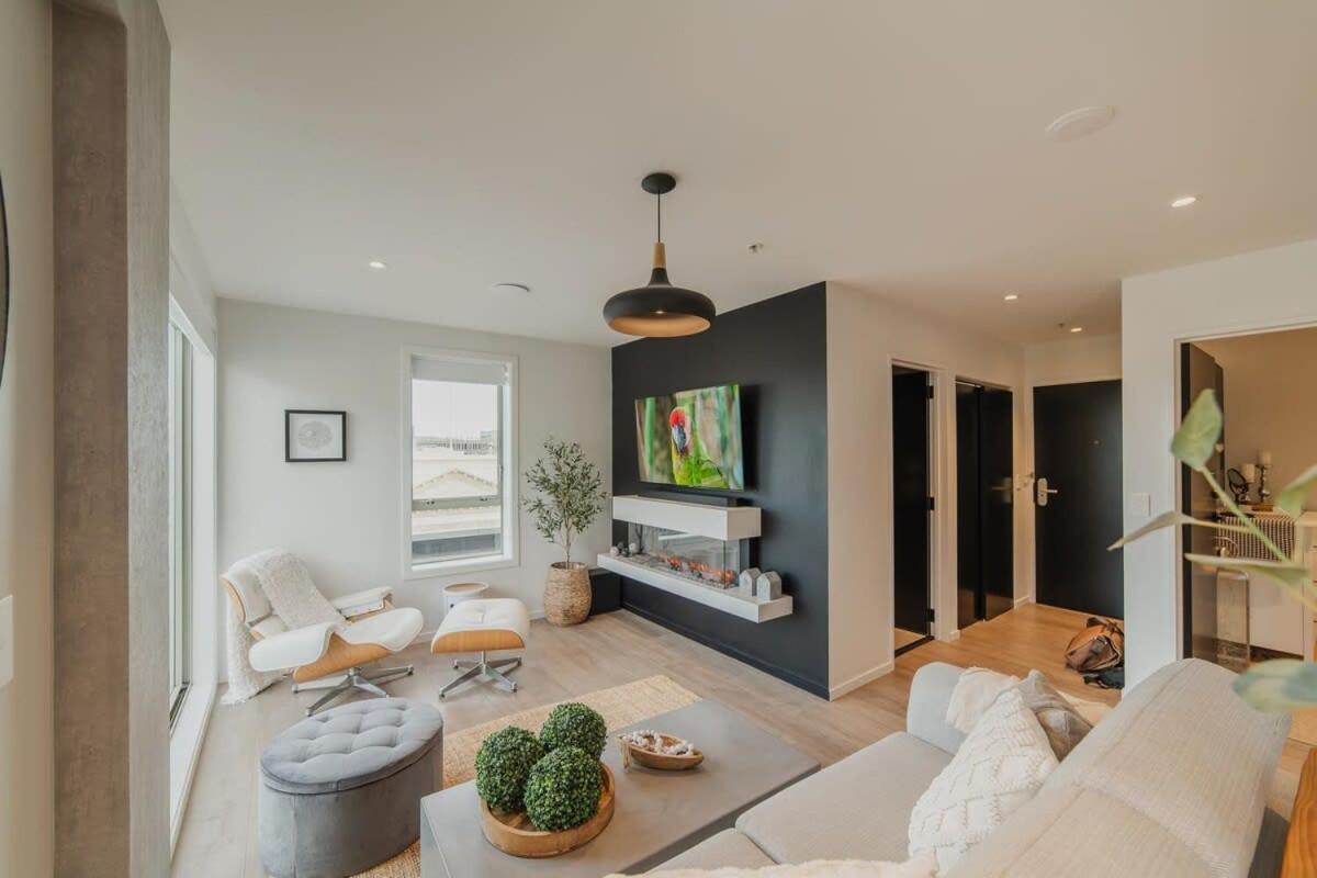 Penthouse Perfection - 2Br Elegance On Worcester St Christchurch Exterior foto